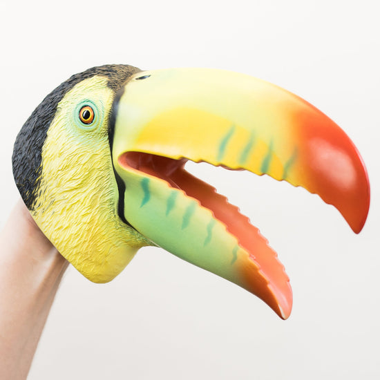 Kid Antics - Wild Thingz Hand Puppet - Green Toucan