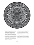 Pomegranate - Michael Angulo: Aztec Sun Stone - 1000 Pce Circular Puzzle