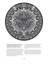 Pomegranate - Michael Angulo: Aztec Sun Stone - 1000 Pce Circular Puzzle