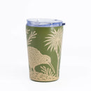 100% NZ Woodcut Kiwi Coffee Cup 355 ml