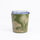 100% NZ Woodcut Kiwi Coffee Cup Small 240 ml