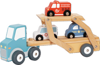 Hi Pando wooden car carrier truck and emergency vehicles