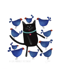 Cat Amongst the Pukeko