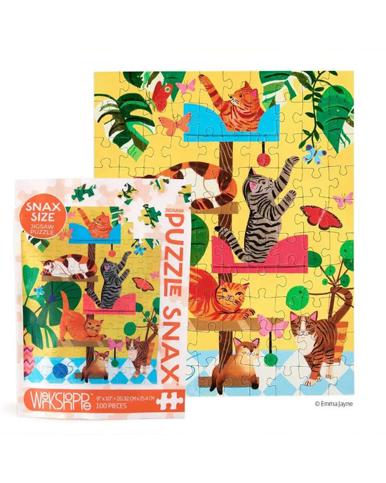 Cat Tree 100 Pce - Puzzle Snax Child Jigsaws