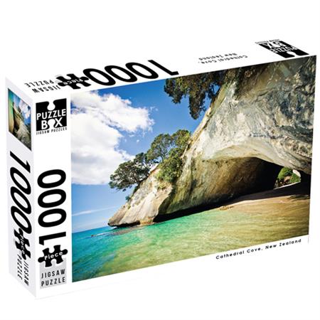 Premium Cut 1000pc Puzzle: Cathedral Cove