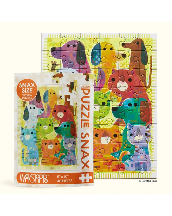 Cats & Dogs 48 Pce - Puzzle Snax