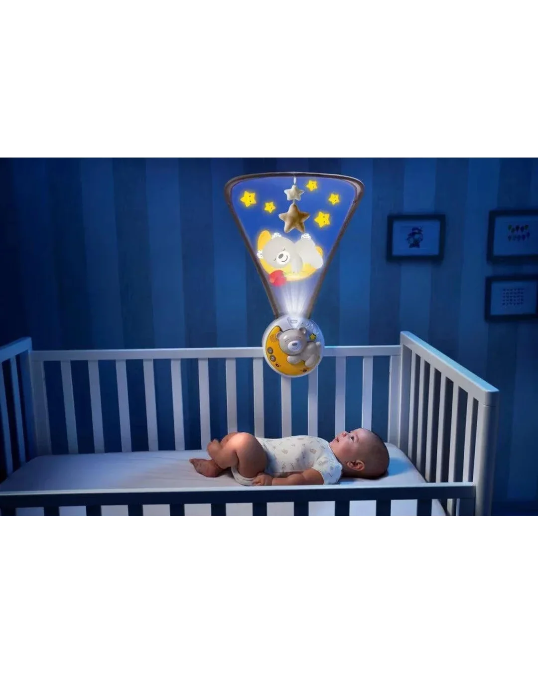 Chicco Next2Moon Cot Projector & Mobile - Neutral Crib Mobiles