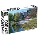 Premium Cut 1000pc Puzzle: Avon River - Oxford Terrace