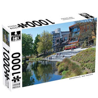 Premium Cut 1000pc Puzzle: Avon River - Oxford Terrace
