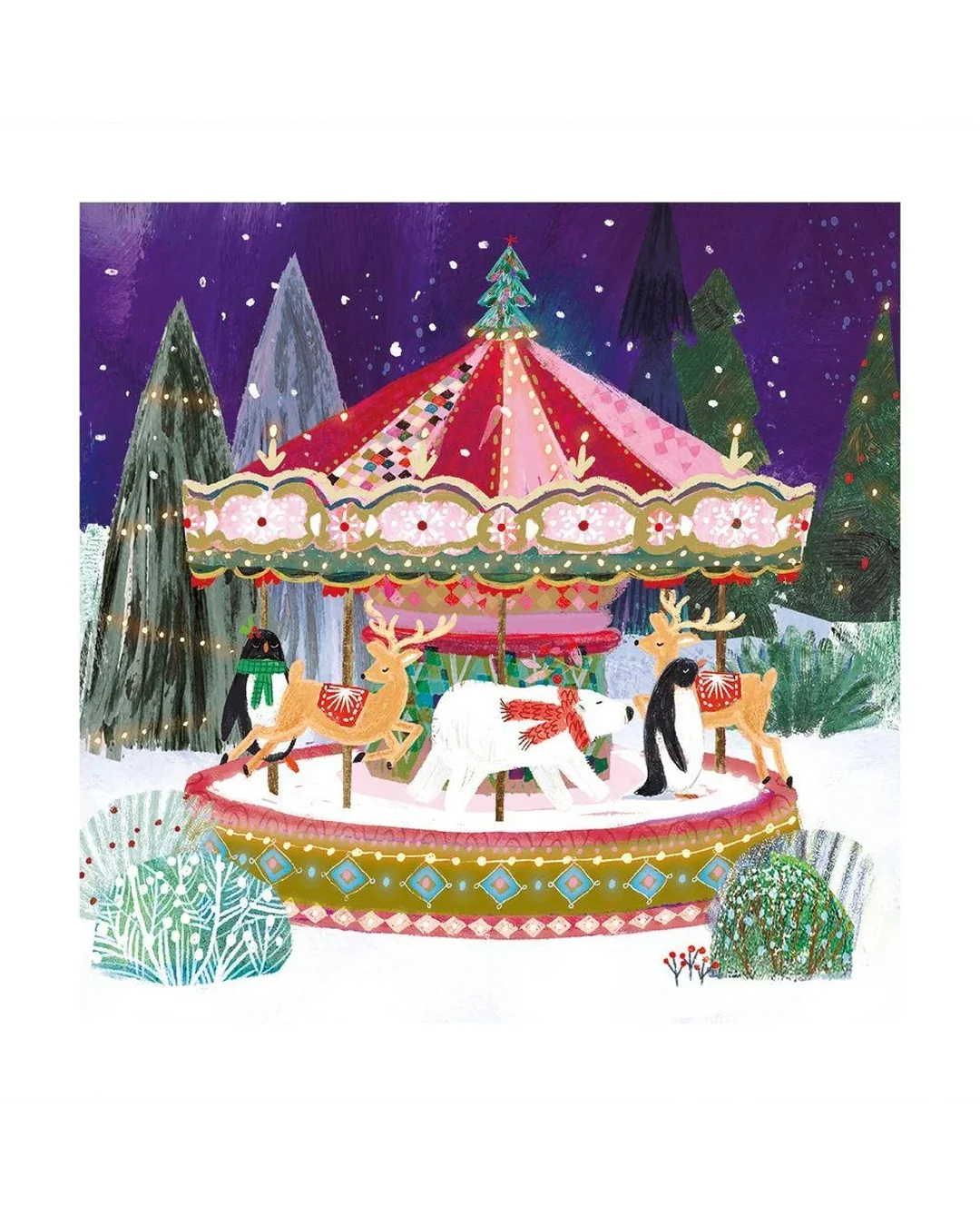 christmas-carousel-8-pkt-christmas-card-pack