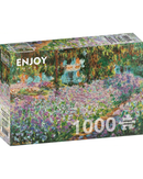 Enjoy Puzzle Claude Monet: the Artist Garden at Giverny 1000-Piece Jigsaw Puzzle