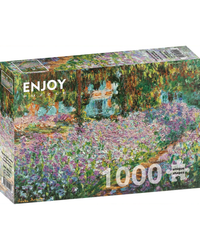 Enjoy Puzzle Claude Monet: the Artist Garden at Giverny 1000-Piece Jigsaw Puzzle