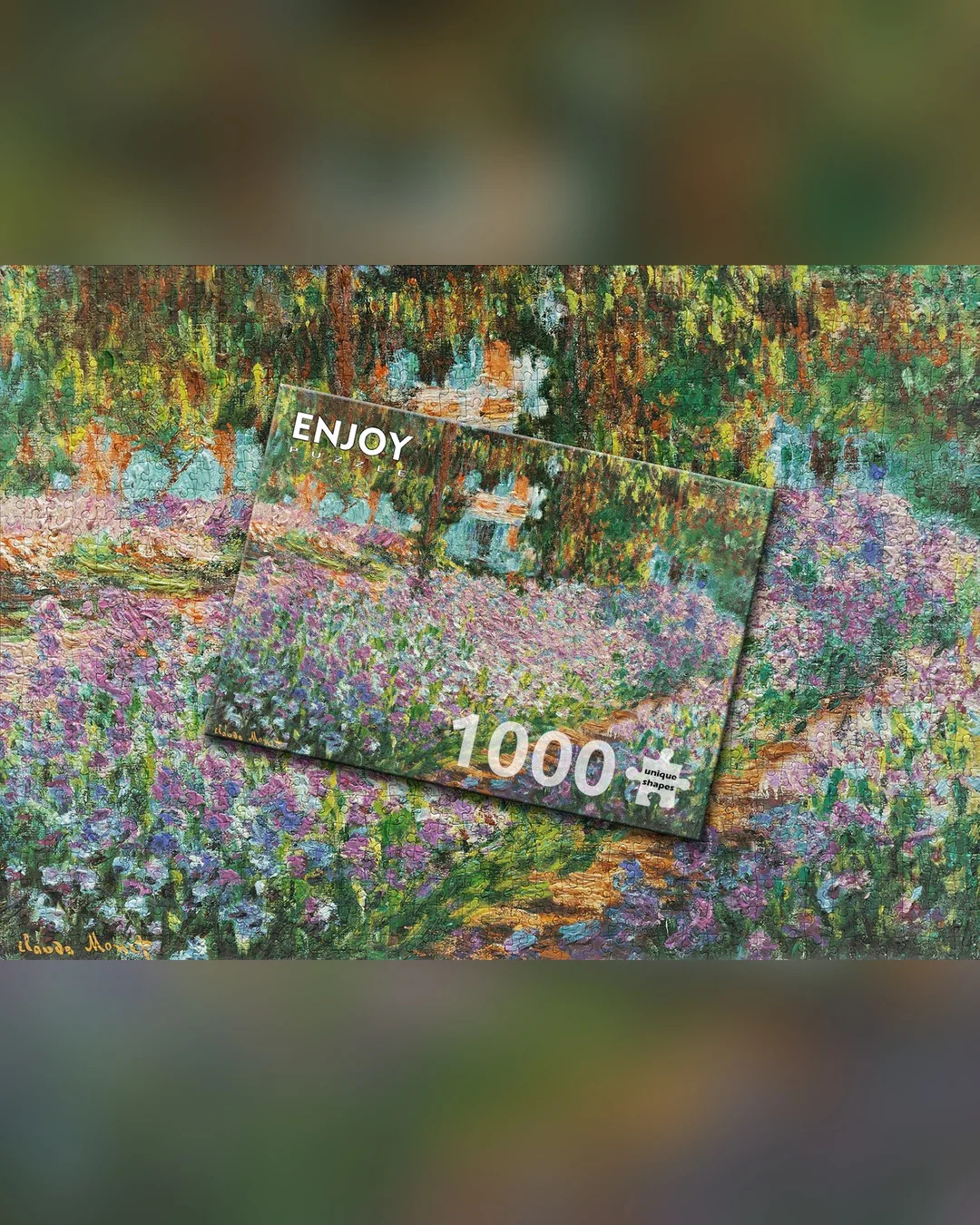 Enjoy Puzzle Claude Monet: the Artist Garden at Giverny 1000-Piece Jigsaw Puzzle-6