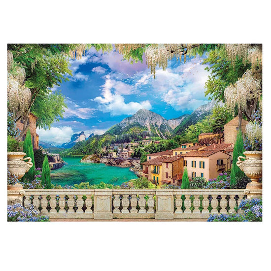 Lush Terrace on Lake - 3000pc