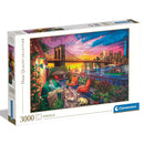 Clementoni Manhattan Balcony Sunset 3000-Piece Jigsaw Puzzle product image