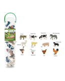 CollectA Box of Mini Farm Animals with 12 farm animal figures