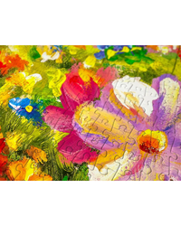 Enjoy Puzzle Colorful Flower Meadow 1000-Piece Jigsaw Puzzle-2
