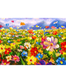 Enjoy Puzzle Colorful Flower Meadow 1000-Piece Jigsaw Puzzle-3