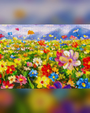 Enjoy Puzzle Colorful Flower Meadow 1000-Piece Jigsaw Puzzle-5
