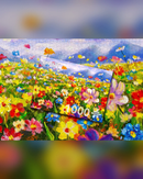 Enjoy Puzzle Colorful Flower Meadow 1000-Piece Jigsaw Puzzle-6