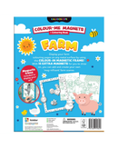 Hinkler Colour-Me-Magnets Farmyard Colouring Book & Magnet Kit-1