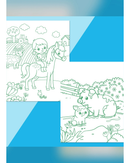 Hinkler Colour-Me-Magnets Farmyard Colouring Book & Magnet Kit-3