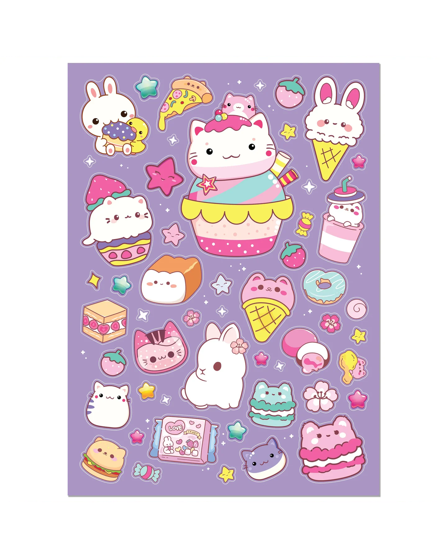 Hinkler Colouring & Scented Stickers Book – Totally Kawaii-1