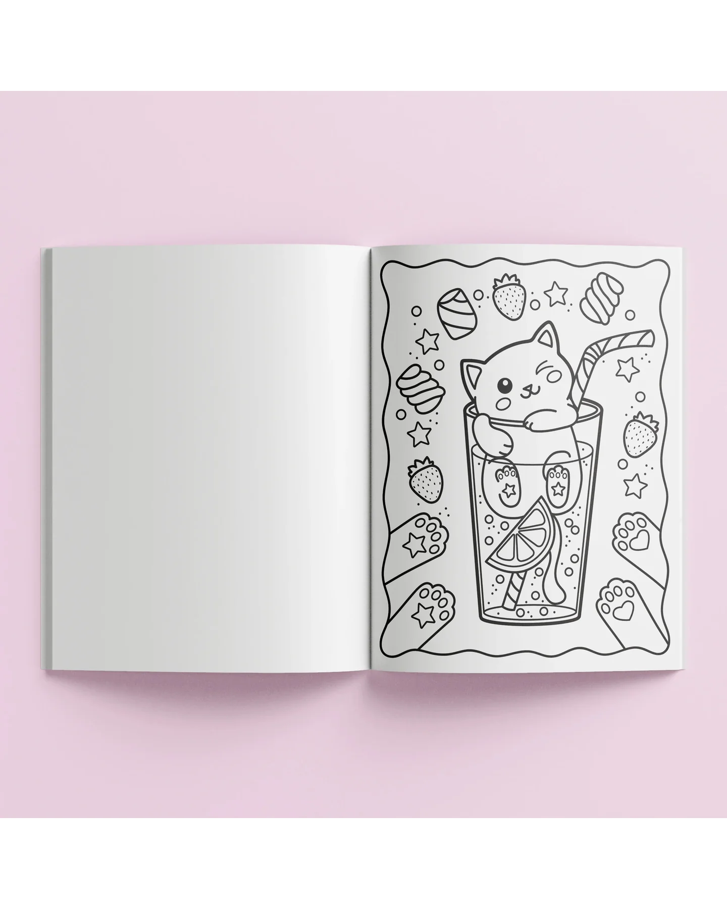 Hinkler Colouring & Scented Stickers Book – Totally Kawaii-2