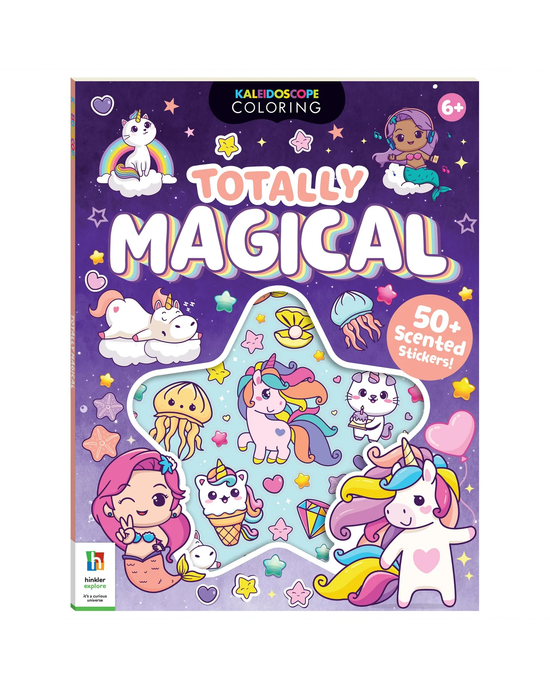 Colouring & Scented Stickers Book – Totally Magical