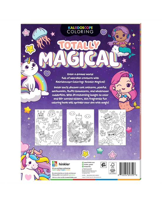 Colouring & Scented Stickers Book – Totally Magical