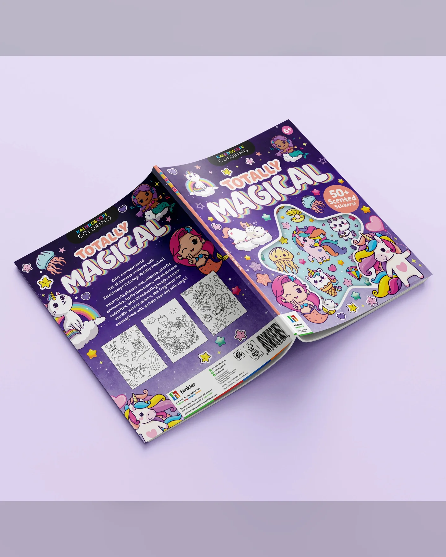 Hinkler Colouring & Scented Stickers Book – Totally Magical-4
