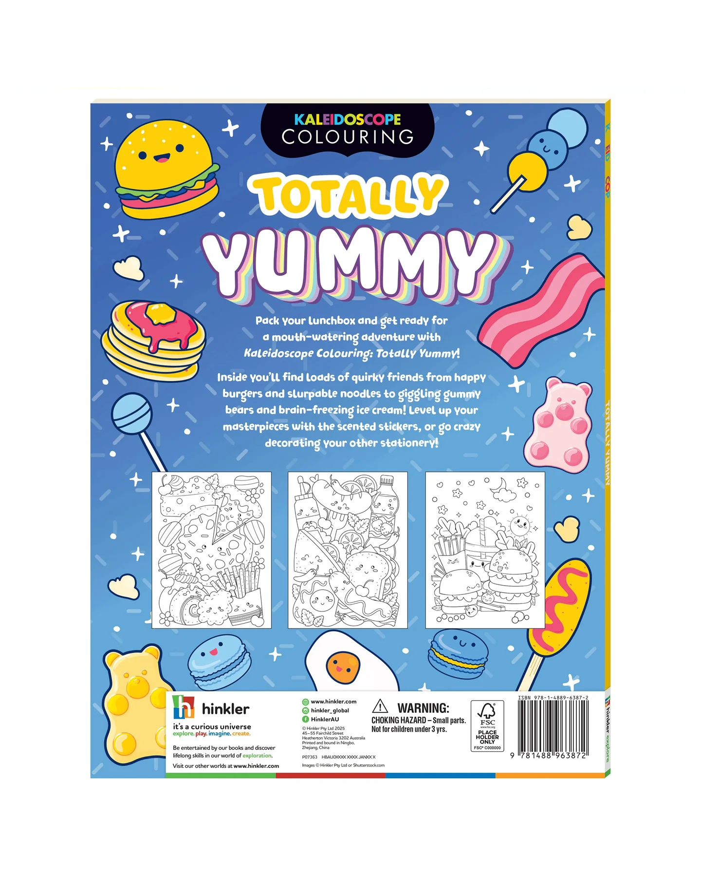 Hinkler Colouring & Scented Stickers Book – Totally Yummy-2