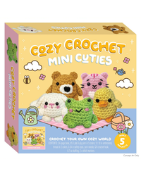 Cozy Crochet Mini Cuties 5-Piece Crochet Kit