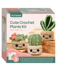 Craft Maker Cute Crochet Plants Kit