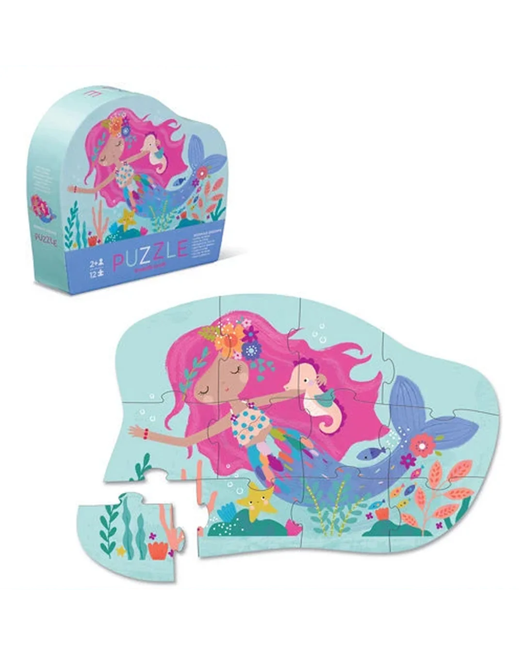 Croc Creek 12pc Mini Puzzle Mermaid Dream Child Jigsaws