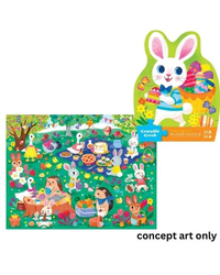 Croc Creek 24pc Floor Puzzle - Easter Bunny Child Jigsaws