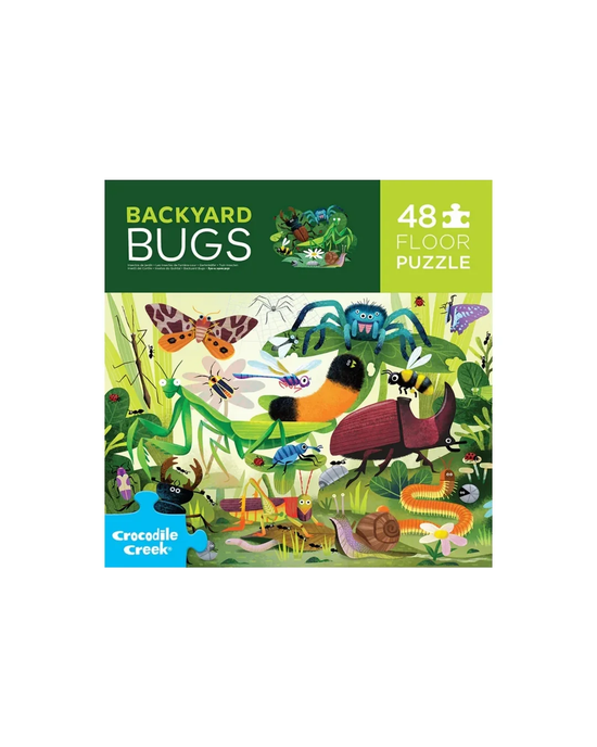 Crocodile Creek Backyard Bugs 48-Piece Puzzle