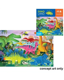 Crocodile Creek Dino Land 48-Piece Puzzle Child Jigsaws