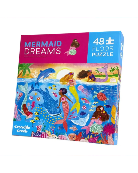 Croc Creek 48pc Puzzle - Mermaid Dreams Child Jigsaws