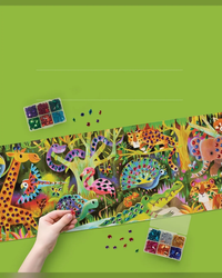 Croc Creek Jewel Art Poster Jungle Paradise Craft Kit