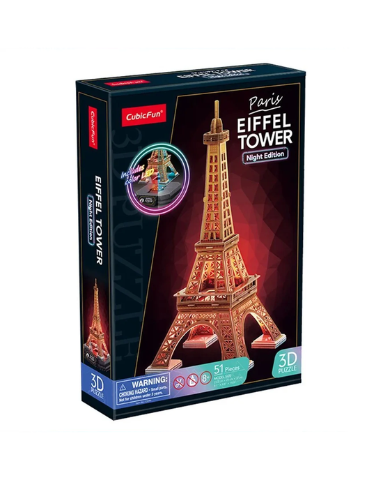Cubic Fun 3D Puzzle Eiffel Tower Night Edition