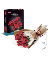 Cubic Fun 3D Puzzle Flower Bouquet Rose 3D Puzzles