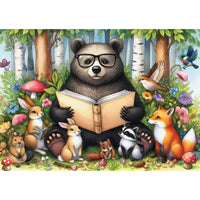 Delfy Bear's Storytime Circle 1000pc Jigsaw Puzzle