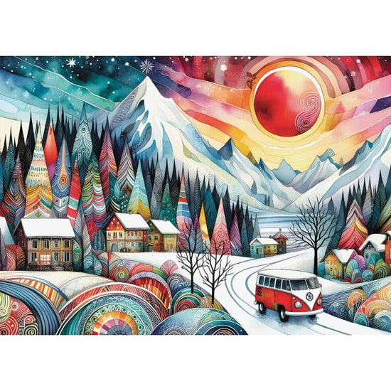 Delfy Mountain Path Wanderer 1000pc Jigsaw Puzzle