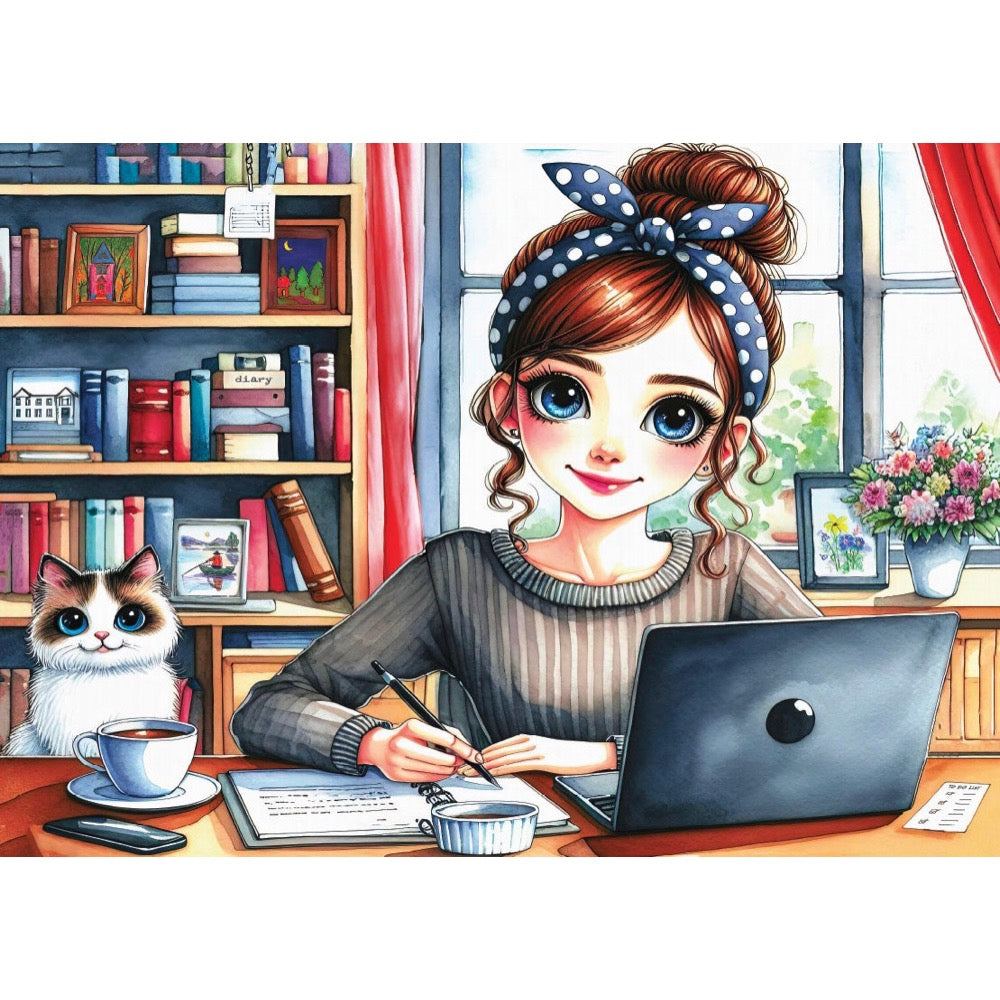 Delfy Quiet Planning Time 1000pc Jigsaw Puzzle