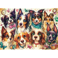 Delfy Eight Pawsome Friends 1000pc Jigsaw Puzzle