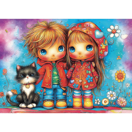 Delfy Joyful Childhood Trio 1000pc Jigsaw Puzzle