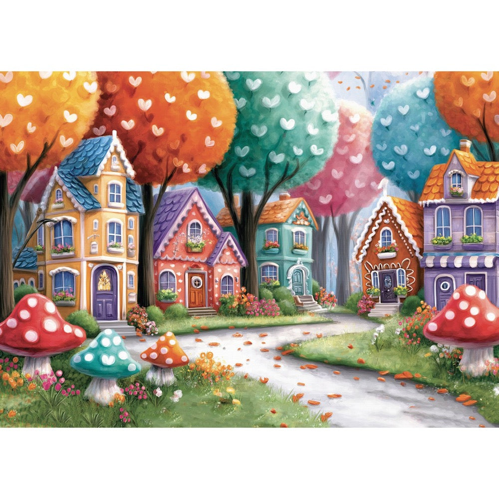 Delfy Rainbow Colored Street 1000pc Jigsaw Puzzle