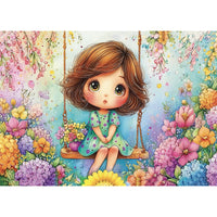 Delfy Swing Among Blossoms 1000pc Jigsaw Puzzle