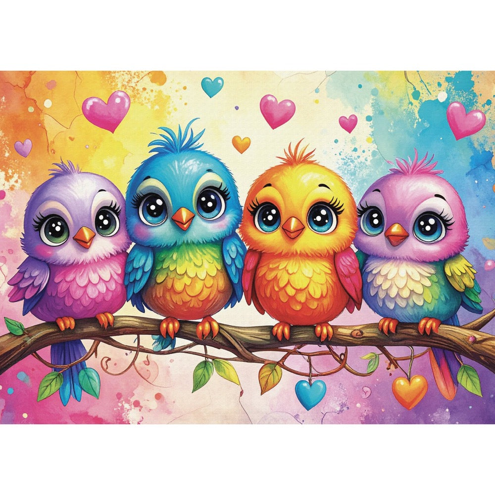 Delfy Tweeting In Harmony 1000pc Jigsaw Puzzle